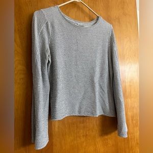 Zara bell sleeve shirt